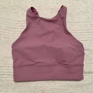 Lilac lululemon padded sports bra